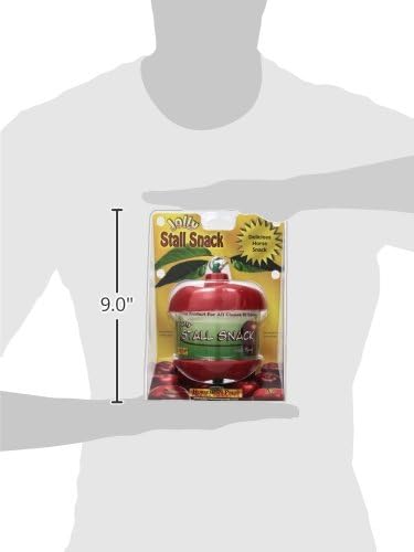 Horsemen's Pride Stall Snack Treat Holder & Refill for Horses; Apple Flavor
