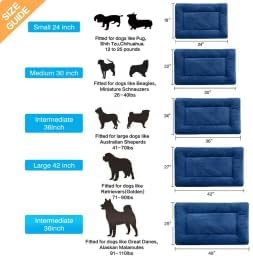 Dog Beds Crate Pad for Small Dogs Fit Metal, Ultra Soft, Washable & Anti-Slip - Image 2