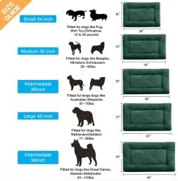 Dog Beds Crate Pad for Medium/Large Dogs Fit Metal, Ultra Soft, Washable & - Image 2