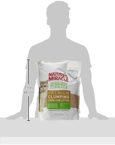 Nature’s Miracle Premium Clumping Corn Cob Litter, 10 Pounds, Made - Image 11