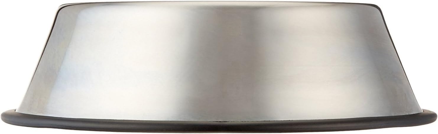 Amazon Basics Stainless Steel Dog Bowl, Single