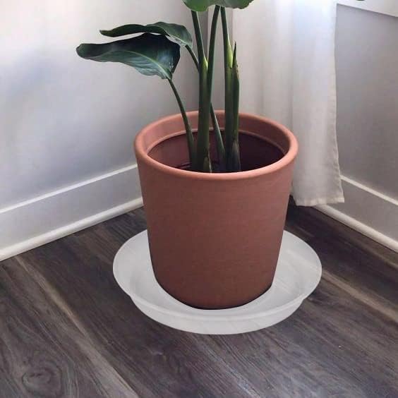 2 Pack of 17 inch Plant Saucer, 2.3" Depth Tray, Large Deep Garden Plastic - Image 6