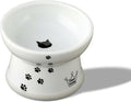 Necoichi Raised Cat Food Bowl – Ceramic Elevated Cat Bowl by NECOICHI