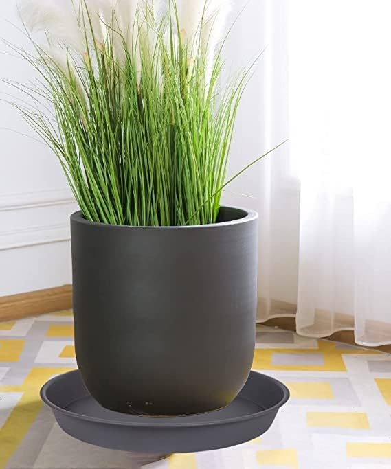 6 Pack of 7 inch Plant Saucer, Heavy Duty Plastic Plant Water Tray 7 inch Round - Image 4