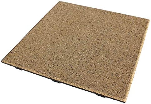 American Floor Mats - Extreme Rubber Gym Tiles - 1 Inch Thick Colorful Rubber Gym Tiles - Superior Shock and Sound Absorbing Tiles - 95% Blue 25 Tile Pack (Covers 100 Sq Ft)