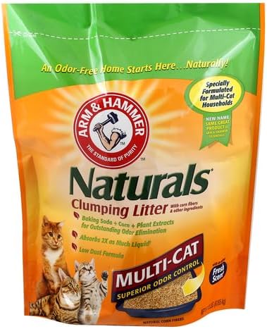 ARM & HAMMER Naturals Clumping Cat, Litter Odor Control, 18 lb. Bag - Image 2