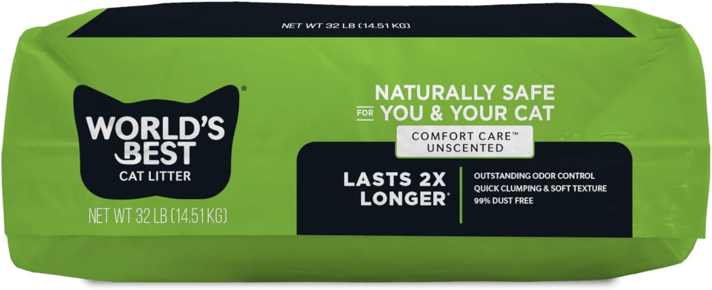 WORLD'S BEST CAT LITTER Comfort Care Unscented, 32-Pounds - Image 9