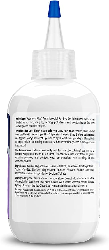 Vetericyn Plus Pet Eye Gel | Dog and Cat Eye Ointment Alternative to Lubricate - Image 4