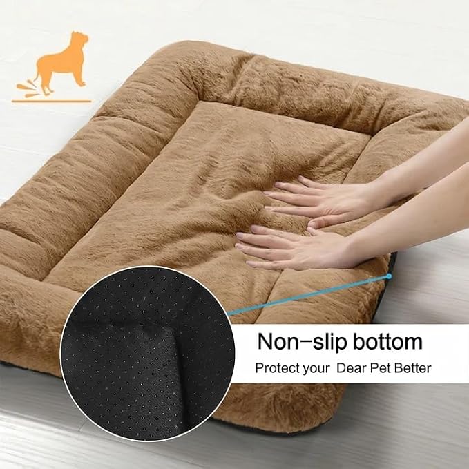 Dog Beds Crate Pad for Medium/Large Dogs Fit Metal, Ultra Soft, Washable & - Image 6