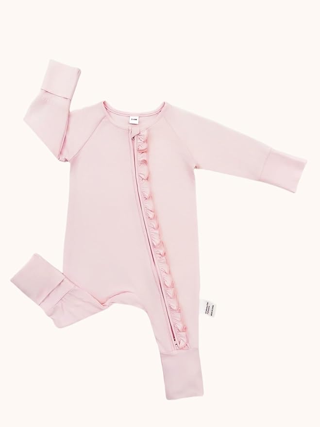 Bow Dream Baby Girl Clothing Footies Bamboo Rayon Baby Girl Clothes Baby Romper Jumpsuit Newborn-24 Months