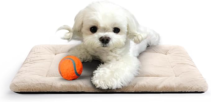 Dog Beds Crate Pad for Extra Small Dogs Ultra Soft Dog Crate Bed Washable & by VERZEY