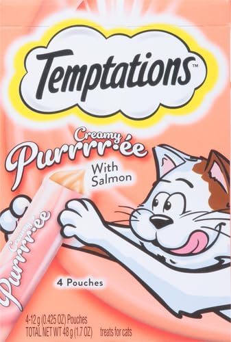 Temptations Creamy Puree Squeezable Lickable Cat Treats, Wet Cat Treats - Image 2