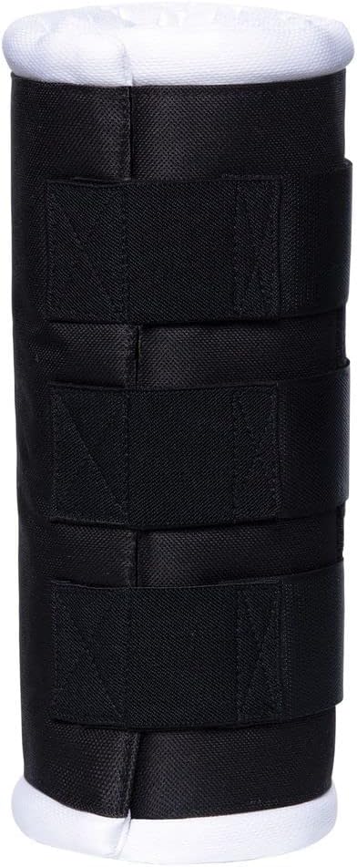 Schneiders Dura-Tech Tekno-Dri Quick Wrap No Bow Leg Wraps for Horses | Exceptional Support & Moisture-Wicking Protection | Color Black | Size 14"