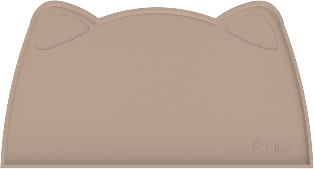 OHMO - Cat Food Mat, Silicone Pet Feeding Mat for Floor Non-Skid Waterproof Dog Water Bowl Tray, Easy to Clean Pet Placemat