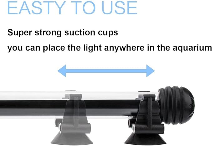 LED Aquarium Light, 11.5 inches Fish Tank Light RGB Color Underwater light - Image 5