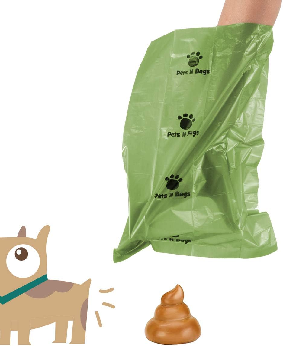 Dog Waste Poop Bags, Dog Bags for Poop, Refill Rolls (60 Rolls / 900 Count, Unscented), Includes Dispenser