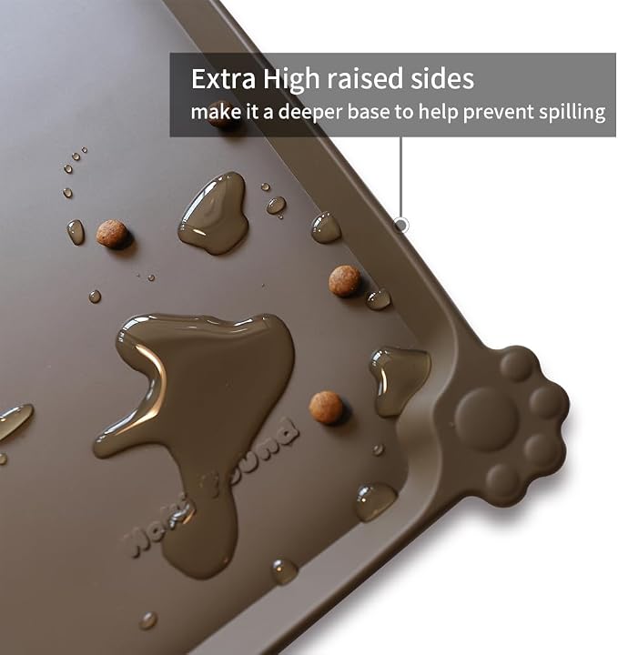Hoki Found Large Silicone Pet Food Mats Tray - Image 2