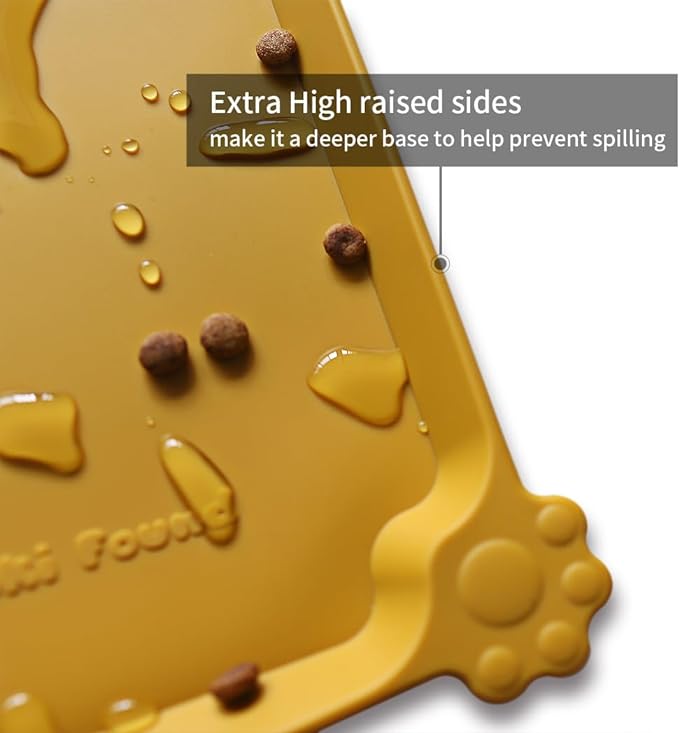 Hoki Found Silicone Pet Food Mats Tray - Image 2
