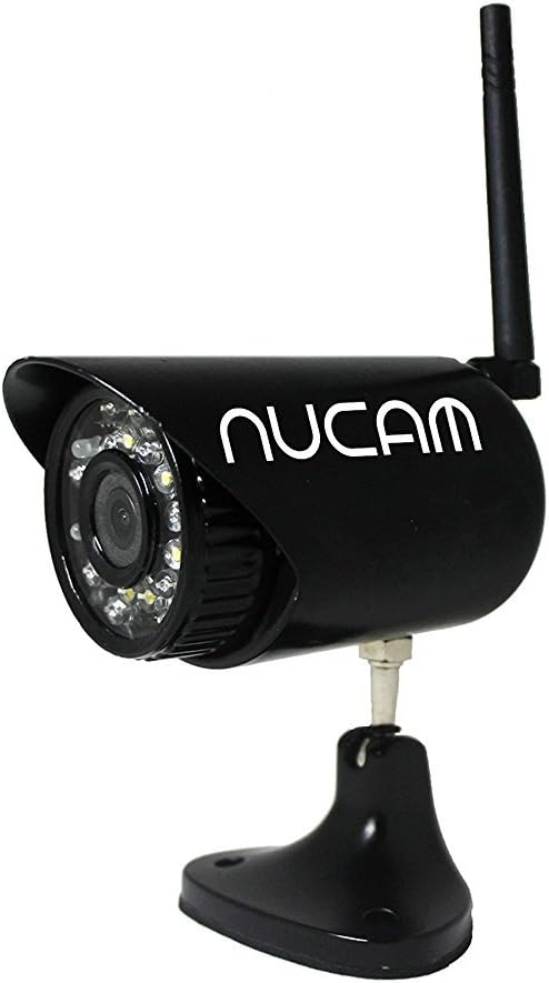 NUCAM 32GB Wireless Portable Magnetic Base Battery Powered RV/Trailer/Truck Hitch Backup Camera NuCam WR Surveillance IP Camera w. 1/4"-20 UNC Hole, Motion Detection Recording Night Vision
