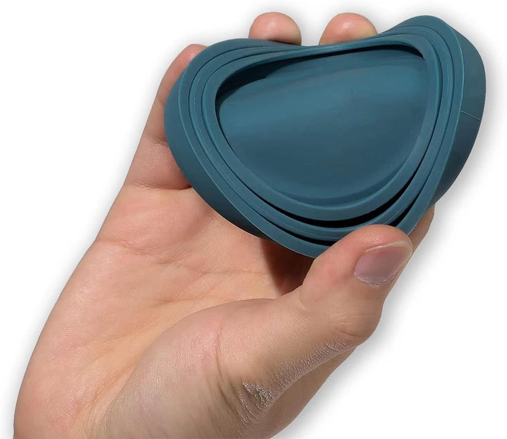 OHMO 2 Pack Dog Food Can Lids, (3,12, 14oz etc.) Universal Size BPA Free Silicone Covers for Cat and Pet Food, Dark Blue