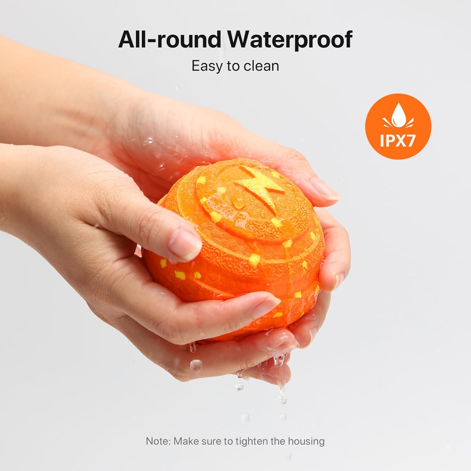 Interactive Dog Toys Balls Moving - Smart Automatic Bouncing Interactive Dog Ball, Durable Pet-Safe E-TPU, IPX7 Waterproof, Anti Boredom Dog Toys to Keep Them Busy for Large and Small Dogs (2 Pack)