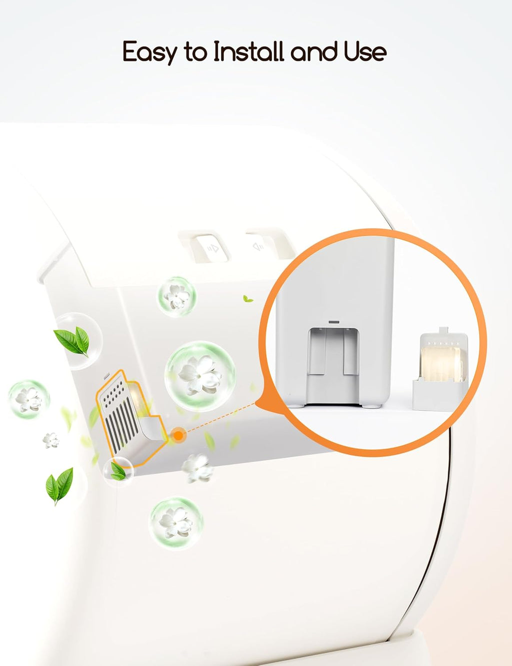 MeoWant Pet Odor Eliminator, Automatic Cat Litter Box Odor Deodorant Gel Only Suitable for MW-SC01 / MW-SC02 / LB02 Cat Litter Box 3Pcs