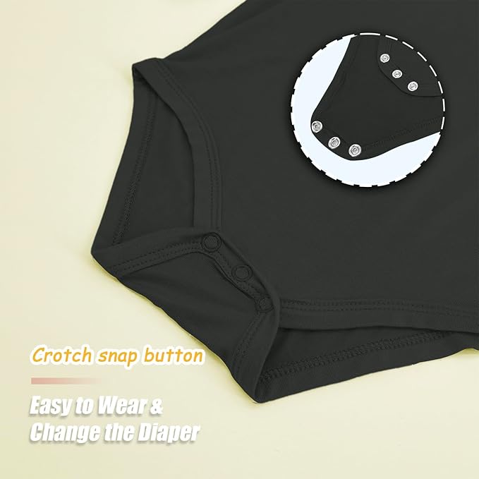 Jimonda Bamboo Baby Bodysuit Long Sleeve Infant Romper Soft Boy Girl Unisex Newborn Clothes One Piece Outfits Summer Fall