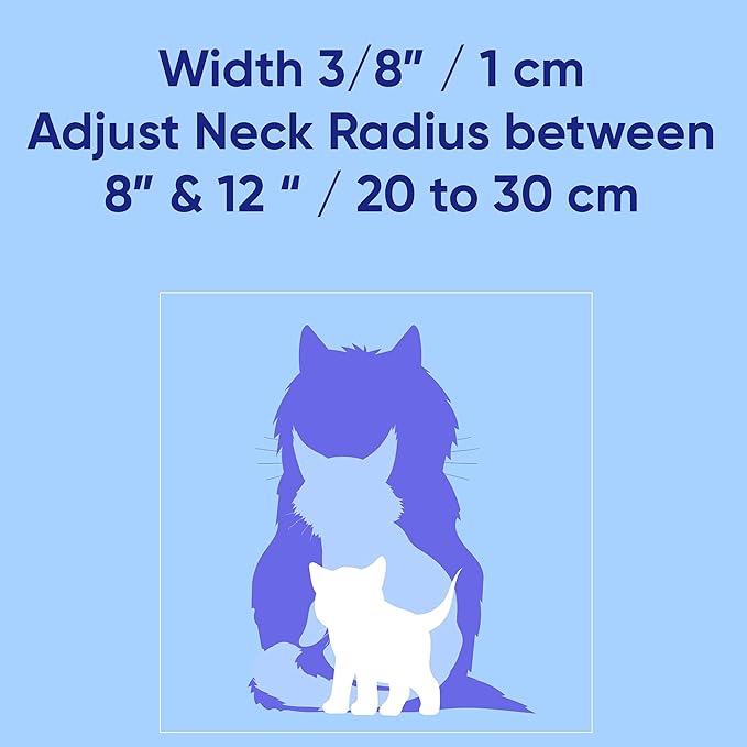 Pawtitas Reflective Blue Cat Collar - Image 6