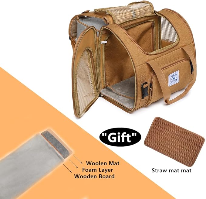 Pet Backpack Carrier for Small Dogs Medium, Large Cats, Breathable and - Image 3