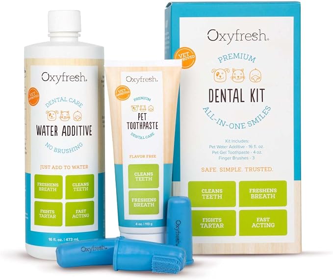 Oxyfresh Premium Pet Dental Kit by Oxyfresh