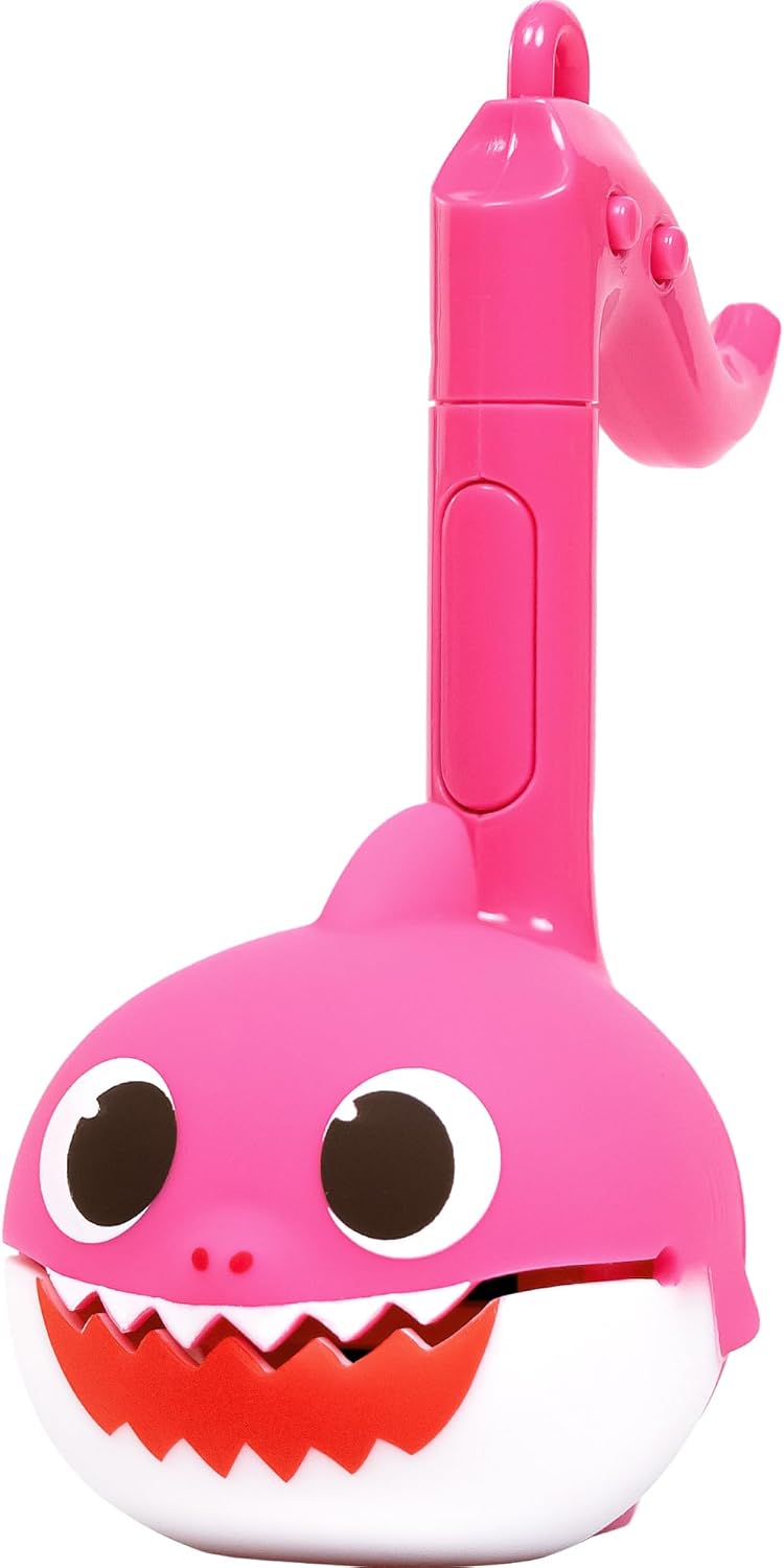 Otamatone Melody [Special Baby Shark Edition] Portable Mini Size Electronic Keychain Musical Toy from Japan – by Maywa Denki [English Instructions] – Mommy Shark