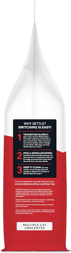 WORLD'S BEST CAT LITTER Multiple Cat Unscented, 32-Pounds - Image 7
