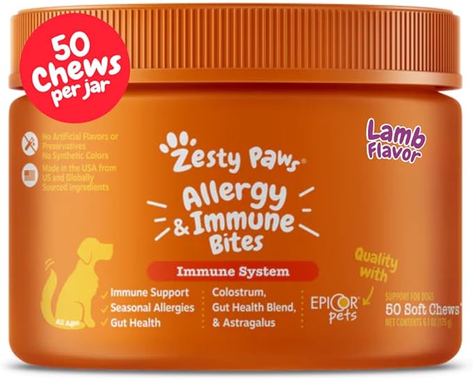 Zesty Paws Dog Allergy Relief Chews, Dog Probiotics by Unknown