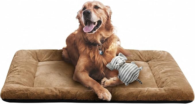 Dog Beds Crate Pad for Medium/Large Dogs Fit Metal, Ultra Soft, Washable & by VERZEY