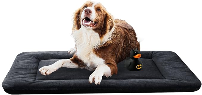 Dog Beds Crate Pad for Extra Large Dogs Ultra Soft Dog Crate Bed Washable & by VERZEY