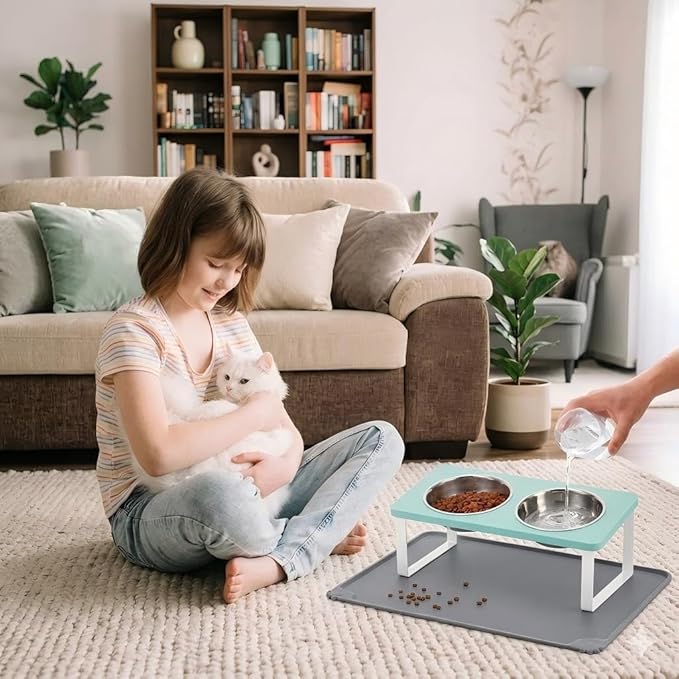Upgraded Elevated Cat Bowls - Image 6