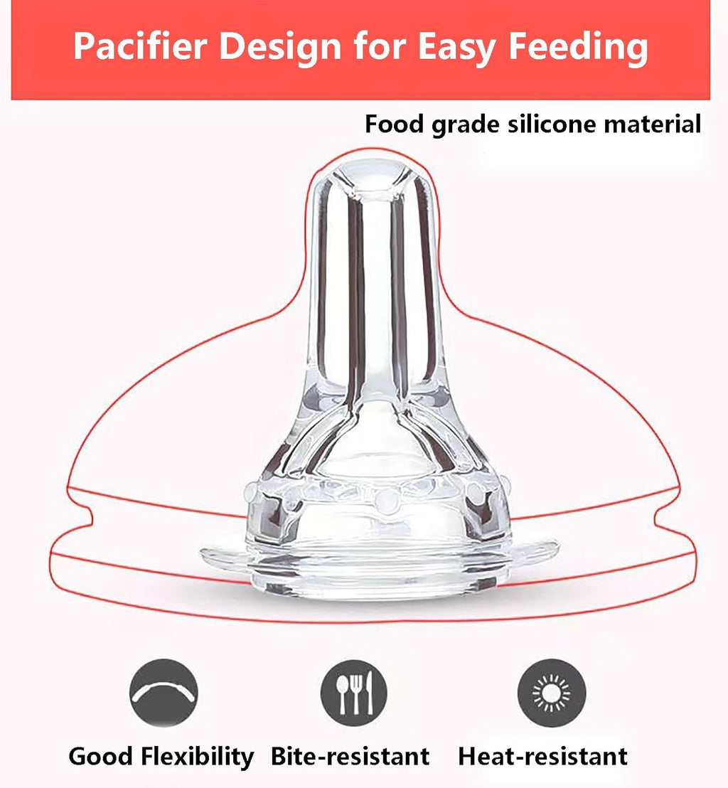Pet Liquid Feeding Kit Pet Feeding Syringe Soft Tip, Cat Dog Syringe Bottles for Pet Feeding,Pet Medical Feeding Dispenser Tool (White)