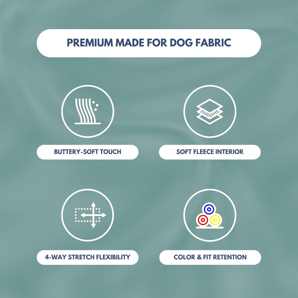 Spark Paws Dog Hoodie – Premium Dog Sweater for Small, Medium, and Large Dogs | Warm Outfits for French Bulldogs, Pitbull, Puppy, Winter Jacket Alternative - Teal - XL