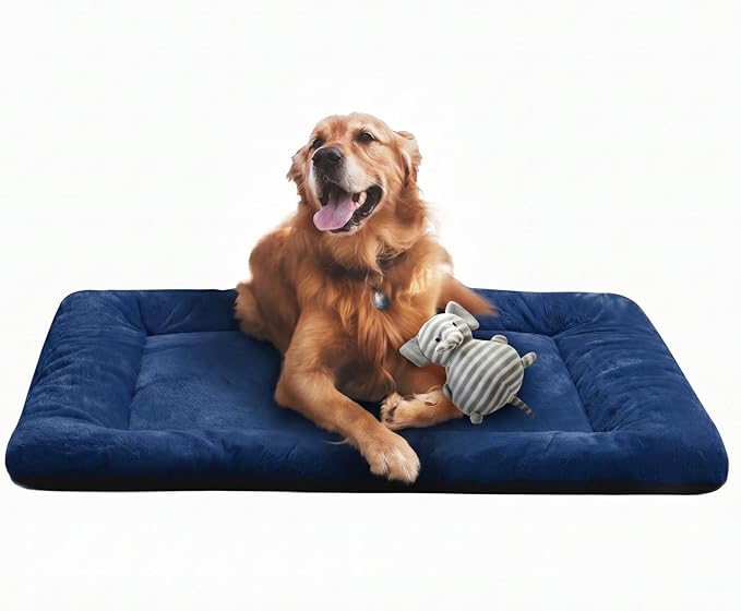 Dog Beds Crate Pad for Medium/Large Dogs Fit Metal, Ultra Soft, Washable & by VERZEY