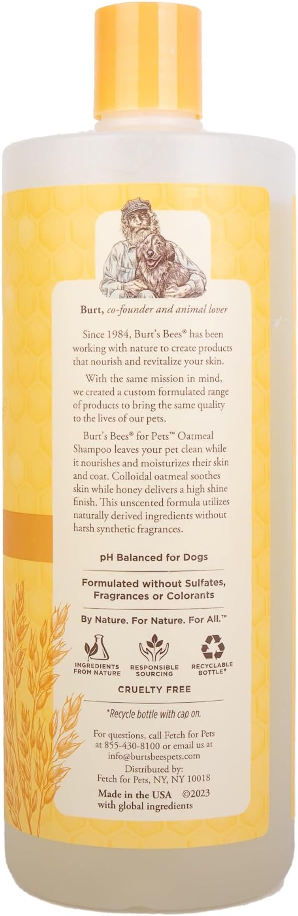 Burt’s Bees for Pets Oatmeal Dog Shampoo - Image 12
