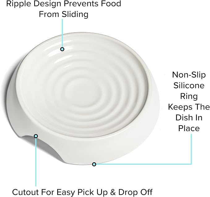 CatGuru Cat Bowls, Whisker Friendly Food Bowl - Image 4