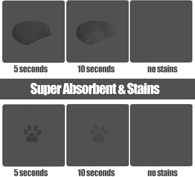 Large Pet Feeding Mat, Bohemia Absorbent Quick Dry Dog Mat - Image 5
