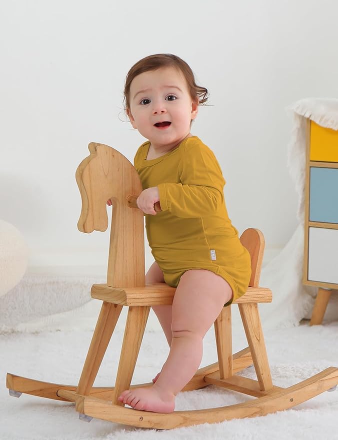 Jimonda Bamboo Baby Bodysuit Long Sleeve Infant Romper Soft Boy Girl Unisex Newborn Clothes One Piece Outfits Summer Fall