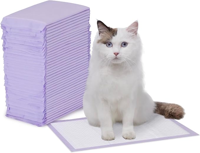 Amazon Basics Cat Pee Pads, Super Absorbent, Odor Control, Universal Fit by AmazonBasics