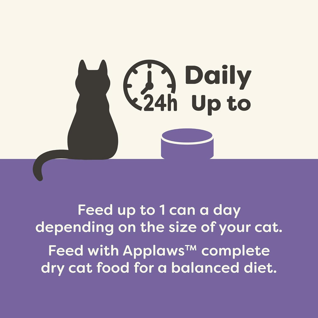 Applaws Natural Wet Cat Food in Broth, Made with Limited and Natural Ingredients, Chicken Selection Variety Pack in Broth (12 x 5.5oz Cans)