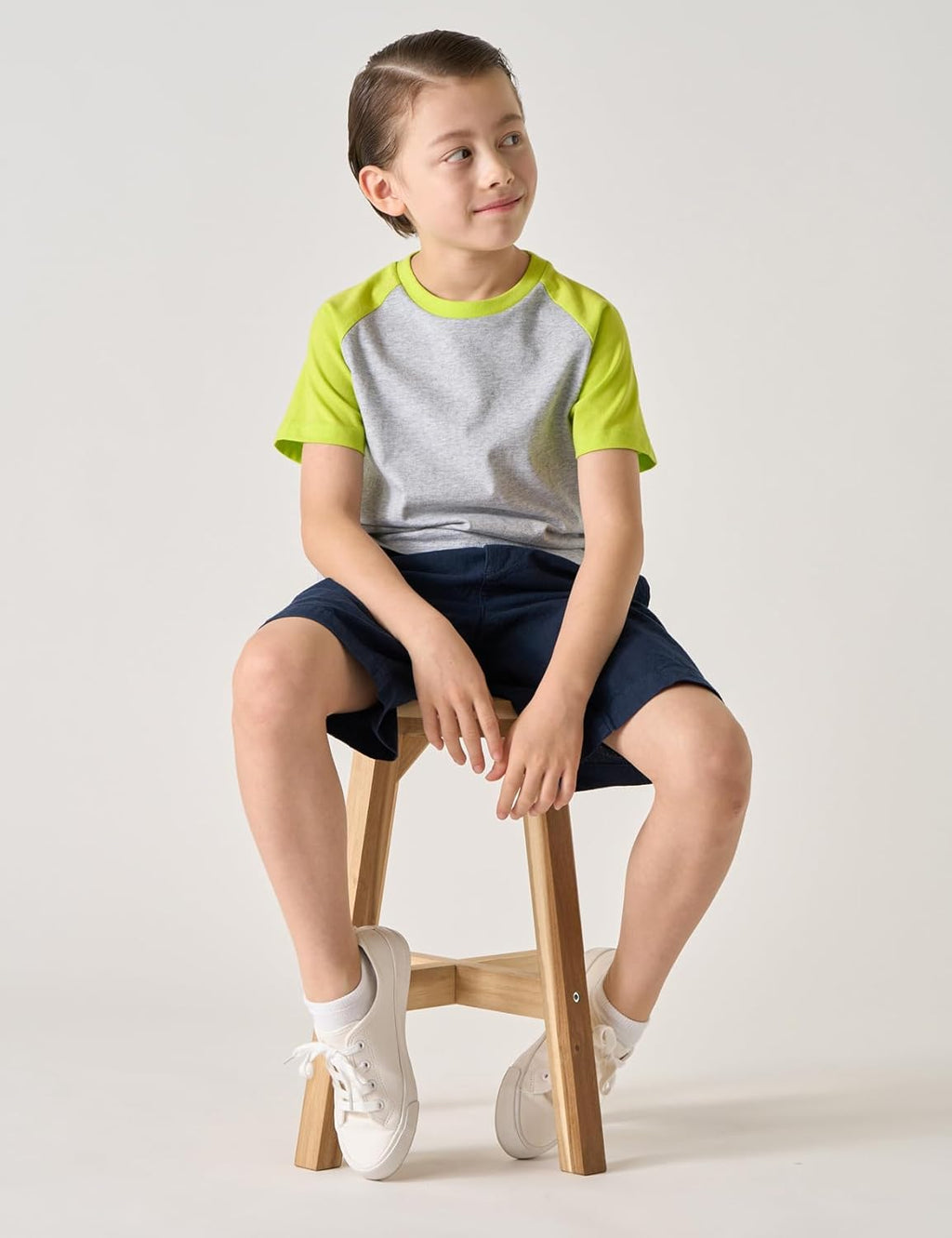 LAPASA Kids T-Shirts Short Sleeve (4 Pack) 100% Cotton Plain Top Tees Boy & Girl Unisex Toddler Children Tie Dye Summer K01