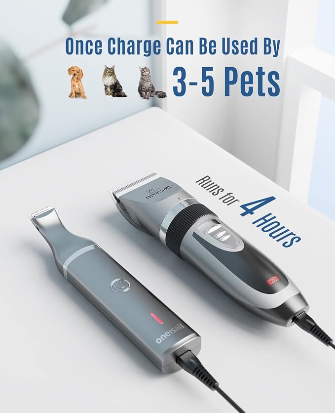 oneisall 2 in 1 Pet Cat & Dog Grooming Kit - Image 6
