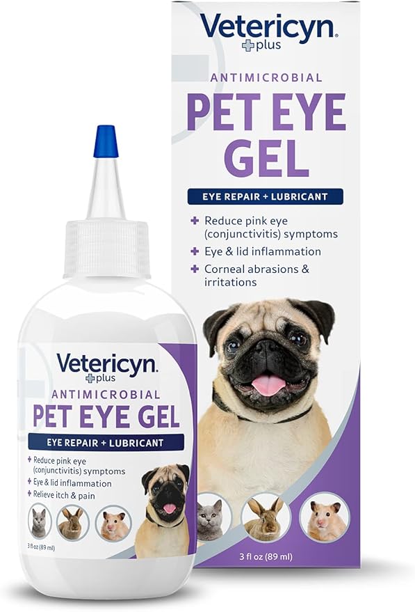 Vetericyn Plus Pet Eye Gel | Dog and Cat Eye Ointment Alternative to Lubricate by Vetericyn