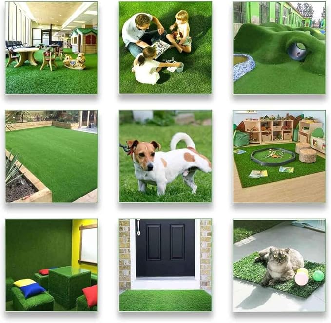 ALTRUISTIC Artificial Grass 7FTX74FT, Realistic Fake Grass Deluxe Turf - Image 6