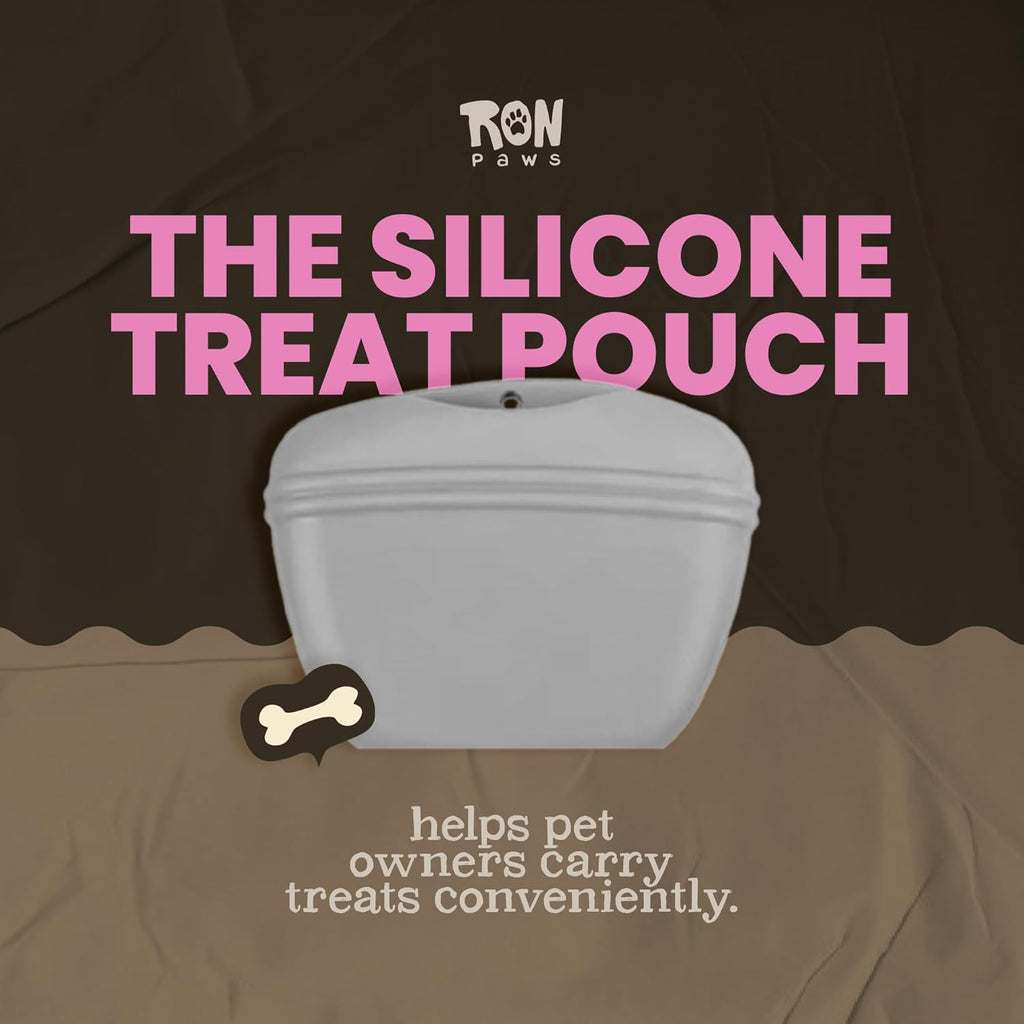 Ultimate Dog Walk & Train Kit - Silicone Dog Treat Pouch - Tug Ball - Portable Water Bottle for Dogs - Ideal Gift for First Time Pet Owners - Training Pouch